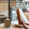 Citronella Candles Set of 2, Lemongrass Candles 7OZ, Outdoor Indoor