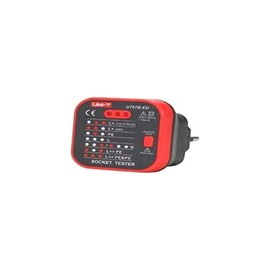 UNI-T UT07B-EU Series UT07 Socket Tester with RCD for EU Plug, 230V, 50/60Hz