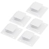 5pcs Wall Shelf Tube Holder Stainless Steel Bar Mount Bracket