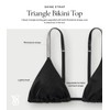 Victoria's Secret Shine Strap Triangle Bikini Top Black