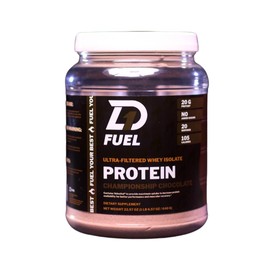 D1 Fuel Grass Fed Whey Isolate Protein Powder - Championship Chocolate - 20g Protein - No Artificial Ingredients - Clean Muscle Recovery, & Growth | D1 Fuel
