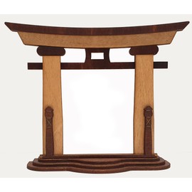 Tanno Design® Japan Torii Hisa Goal - without Motif - Japanese Still Picture Natural / Nut Brown