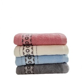 Domestic towels, hotel washcloths, promotional items, sports for gifts Towel 1.Circle White
