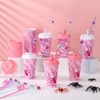 Yungyan 36 Sets Pink Spider Party Favors Goodie Cups with