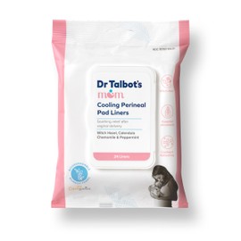 Dr. Talbot’s Mom Perineal Pad Liners: Postpartum Recovery - Instant Cooling After Vaginal Delivery, Infused with Witch Hazel for Inflammation