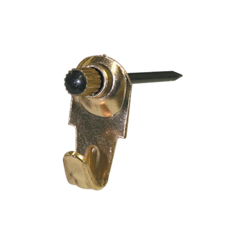 Hillman Professional Picture Hangers Brass 10 lb- 4 Pack, 122266