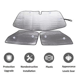 carpart2021 Front Auto Windshield Cover Car Windshield Sun Shade For Mazda MX-5 16-23 US