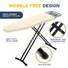 Ironing Board Full Size, RAINHOL Ivory 43x13 Compact Iron Board