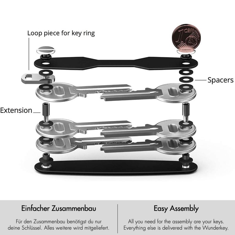 Wunderkey® - The Key Organiser Made in Germany with Premium