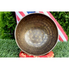 6.5 inches Mantra Singing Bowl- Healing Meditation Yoga Bowl - Balanced Chakra