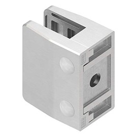 Glass Clamp Model 15 Flat Connector, V2 A for 10,76 mm Glass
