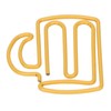 100Pcs Cute Paper Clips Yellow Cup Style Strong Metal Exquisite
