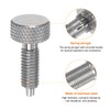 sourcing map 2Pcs Spring Plunger with Knurled Handle M6x1 Pin