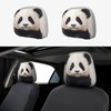 TZBVTAU 2 Pack Carton Panda Car Seat Headrest Cover for