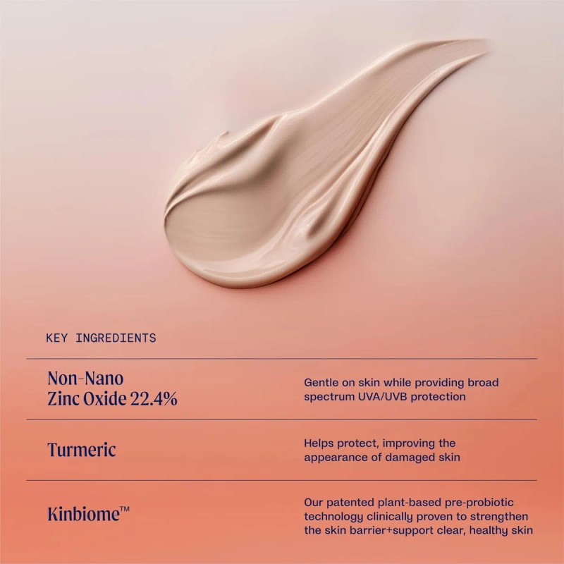 Kinship Protector Solar Facial Mineral De Óxido De Zinc Spf