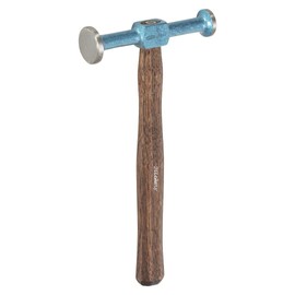 Picard Balanced Ding Hammer 430g - Auto Body Planishing Hammer, Dual Smooth Faces (30/40mm), Alloy Steel Head, Dual Curved Hickory Handle, Dent Repair & Restoration, 2522902