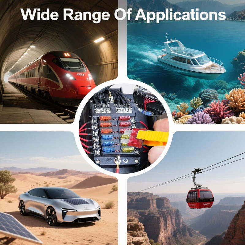 Car Fuse Puller, 5 Pieces, Yellow, Copper, Ceramic, Stainless Steel