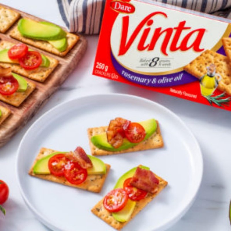 Dare Cracker Vinta Crackers Snacks 7.9 Oz Box 223 Gram