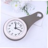 ORFOFE Waterproof Shower Clock Mute Bathroom Wall Clock Cups Digital