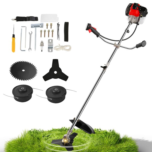 58CC Weed Wacker Gas Powered 2-Cycle Gas Weed Eater 4