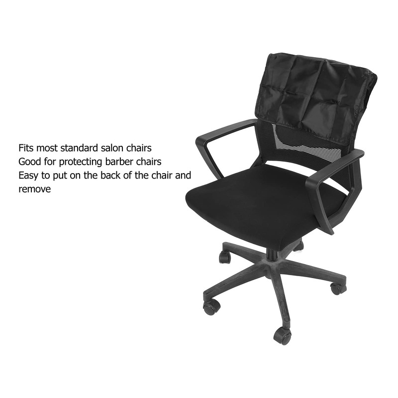Salon Chair Back Cover, Oxford Fabric Fully Wrapped Chair Back
