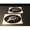 Peavey Sticker decal 2pc Set Car window music audio records