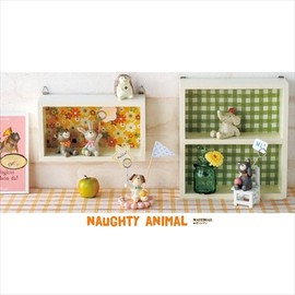 naughty animal matryoshka red