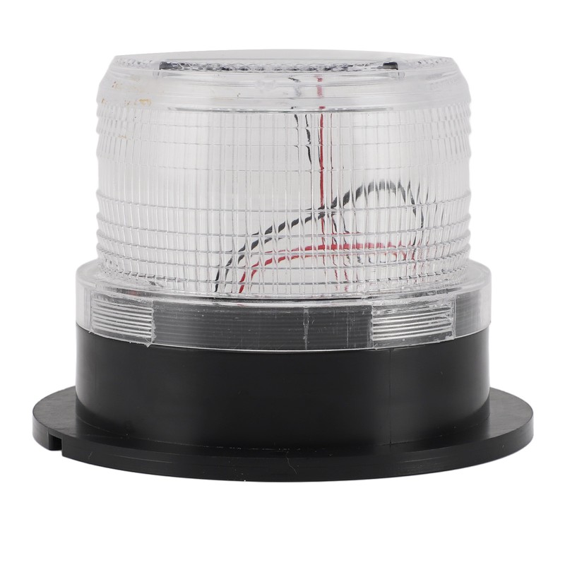 Solar Beacon Light Caution Light 8 LED Dusk to Dawn