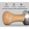 Coffee Tamper with Wooden Handle Easy To Operate Outstanding Extraction