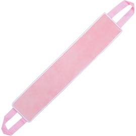 HOMSFOU Aplicador de Autobronceador para Espalda de Tela de Felpa Rosa 1 Unidad y Flexible para Aplicación Uniforme de Loción Autobronceadora Cuerpo Adulto Uso Personal