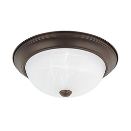 Capital Lighting 219022BZ Two Light Flush Mount