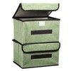 PATIKIL Fabric Collapsible Storage Bin 10.2 x 7.5 x 6.3