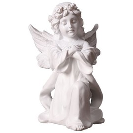 Cosy-YcY Resin Angel Figurine, Praying Angel Figurine, Stylish Statue, Angel Ornament, Ornament for Living Room (M)