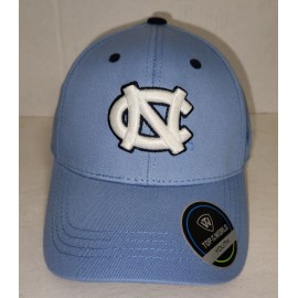 Top of the World North Carolina Tar Heels Boys Youth One Fit Hat with White "NC"