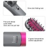 Foldable Negative Ion Hair Straightening Comb Adjustable Hair Straightener