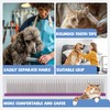 8.5 Inch Dual Tooth Pet Comb for Mats and Tangles，Poratable