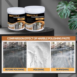 Polishing Compound for Marble & Granite – Multi-Surface Cleaner & Gloss Restorer – Remove Scratches, Water Spots & Wear Marks – Ideal for Bathroom Vanities, Kitchens & Tiles – 2.2LB