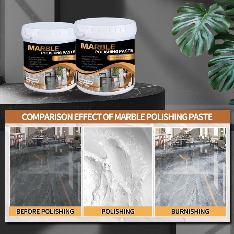 Polishing Compound for Marble & Granite – Multi-Surface Cleaner &