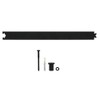 Intersteel Sliding Door System - Intermediate Rail 45 cm Black