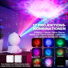 TOCVEOE Astronaut Starry Sky Projector