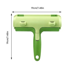 Reusable Pet Hair Remover Roller for Cats and Dogs - Easy to Clean Animal Fur Lint Removal Brush, Perfect for Carpet, Furniture, Sofa, and Car Upholstery, Ideal for Efficient Pet Hair Removal