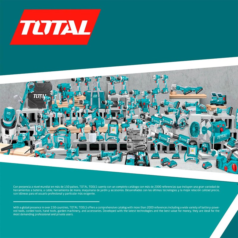 TOTAL - Reinforced Diagonal Cutting Pliers - 228mm - for