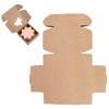 50Pcs Maple Leaf Pattern Kraft Paper Packing Box Small Gift
