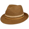 Lipodo Costanzo Bogart Straw Hat - Multicoloured Hat - Summer