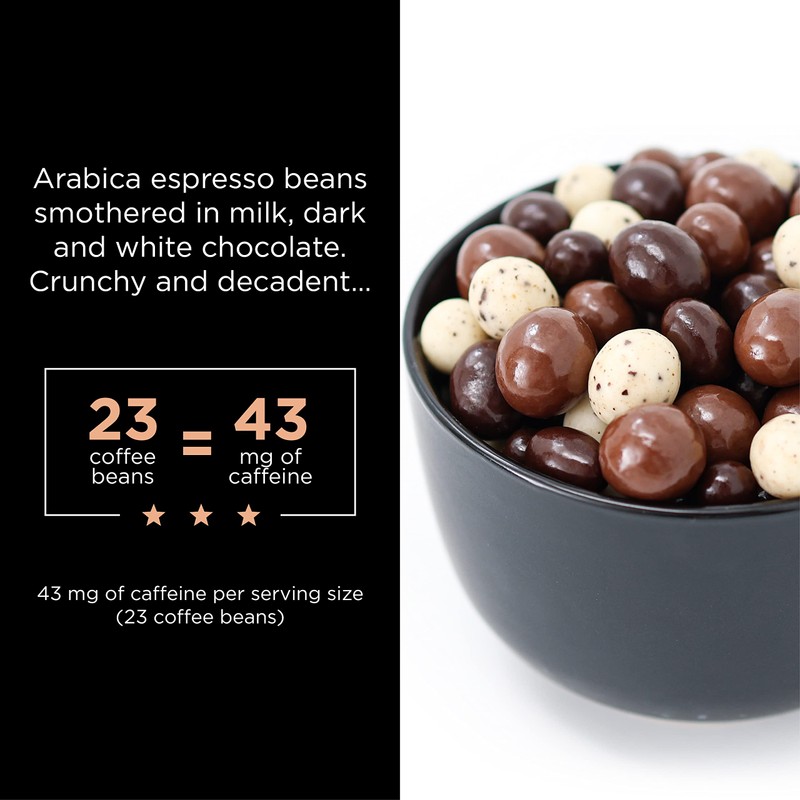 Liberty Bell Chocolate Covered Espresso Beans Tri-Color Blend Candy, 15