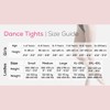 2 Pairs Shimmer Stirrup Dance Tights - Light Toast -