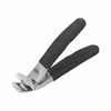 ERBE Nail clippers with soft grip, 8.5 cm, black, stainless