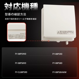ACVOTO FY-FDC1011A Ventilation Fan Filter FY-FDD1011AC Air Inlet Filter Ventilator Fan Replacement Air Supply Purifier Filter Air Pipe Fan (FY-08PS9VD FY-08PS9D FY-08PS8VD FY-08PS8D FY-CL08PS9D FY-08PS8VAKW) Pack of 5