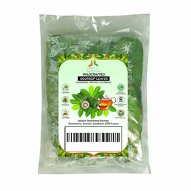 Lakpura® Wildcrafted Soursop (Guanabana, Graviola, Guyabano) Dehydrated 1000 Leaves (±250g, ±8.8oz)