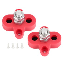 2Pcs Heavy Duty Terminal Stud Power Distribution Negative Post M8 for Trucks RVs Boats